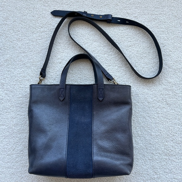 MADEWELL Small Transport Leather Crossbody Tote Purse - Picture 3 of 11